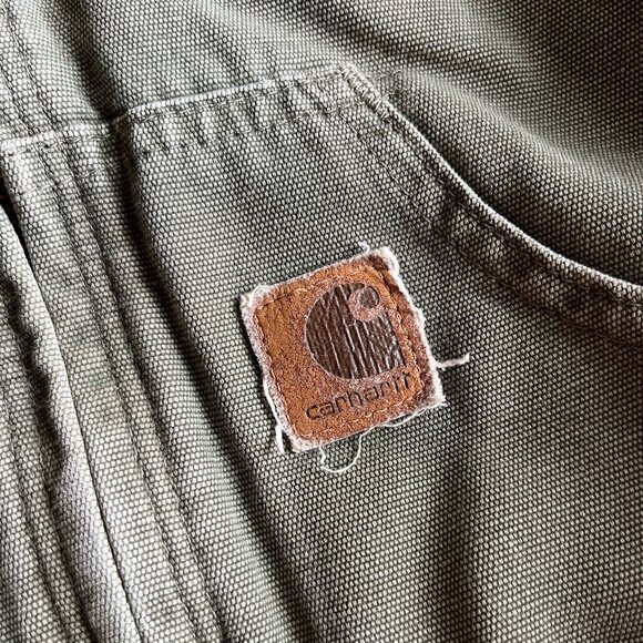 Carhartt vintage olive green jacket 4T - Picture 2 of 11